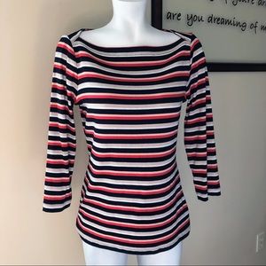 Like New The Limited Stripped Long Sleeve Top